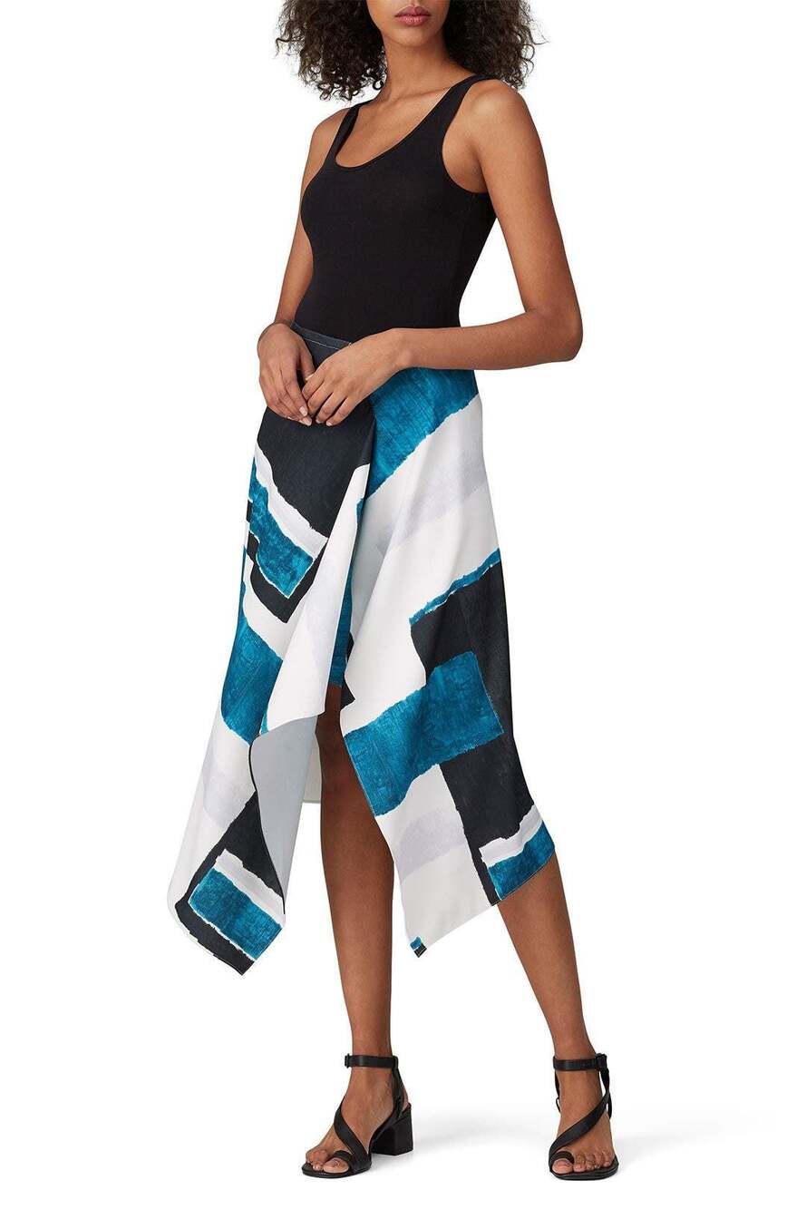 Natori Art Moderna Skirt Sz 2 - Picture 1 of 15